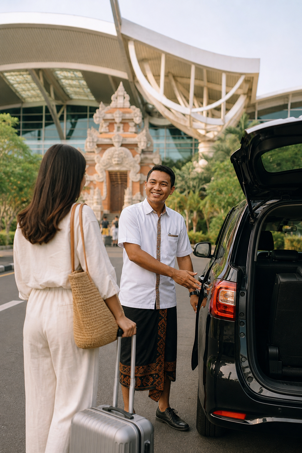 Arrive in Bali with your transfer arranged